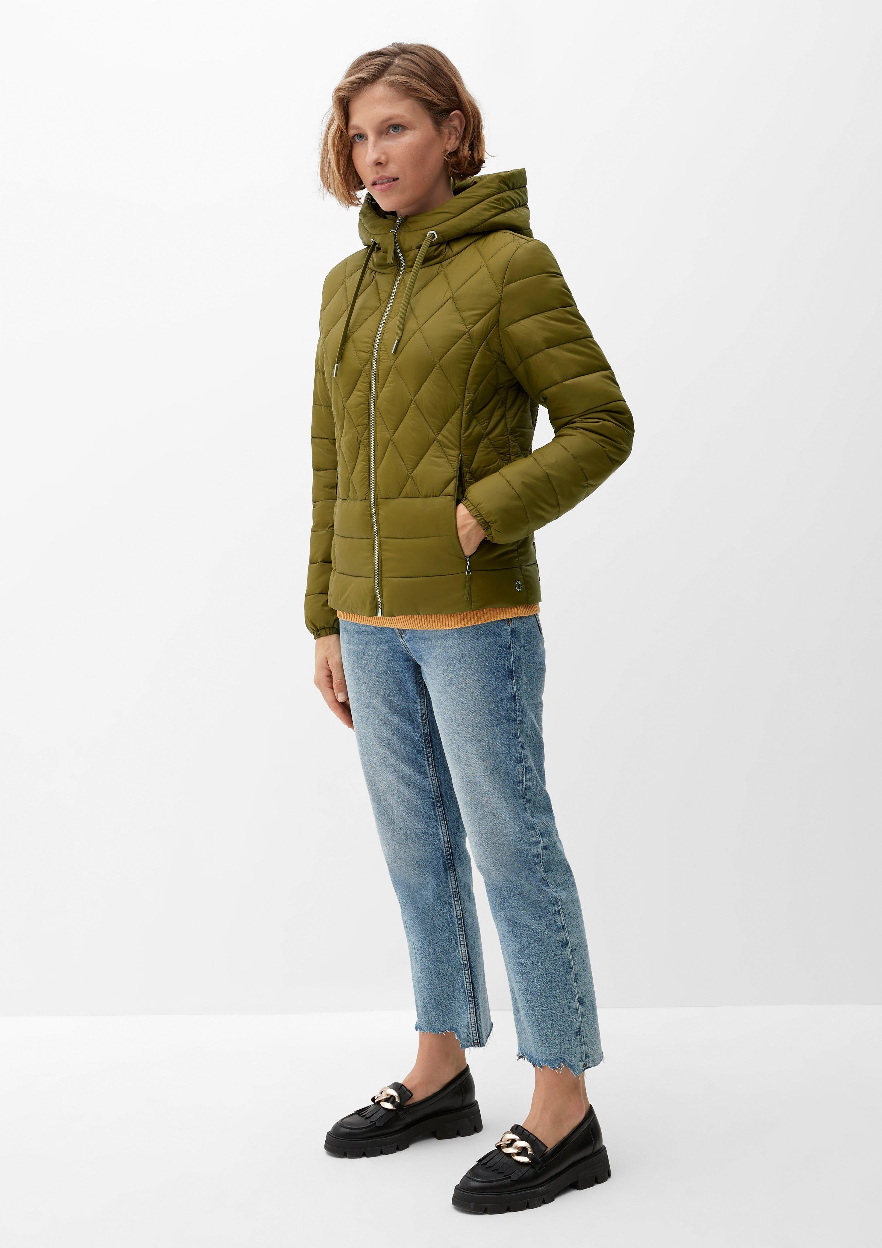 Leichte Kapuzen-Steppjacke  2120490-7734