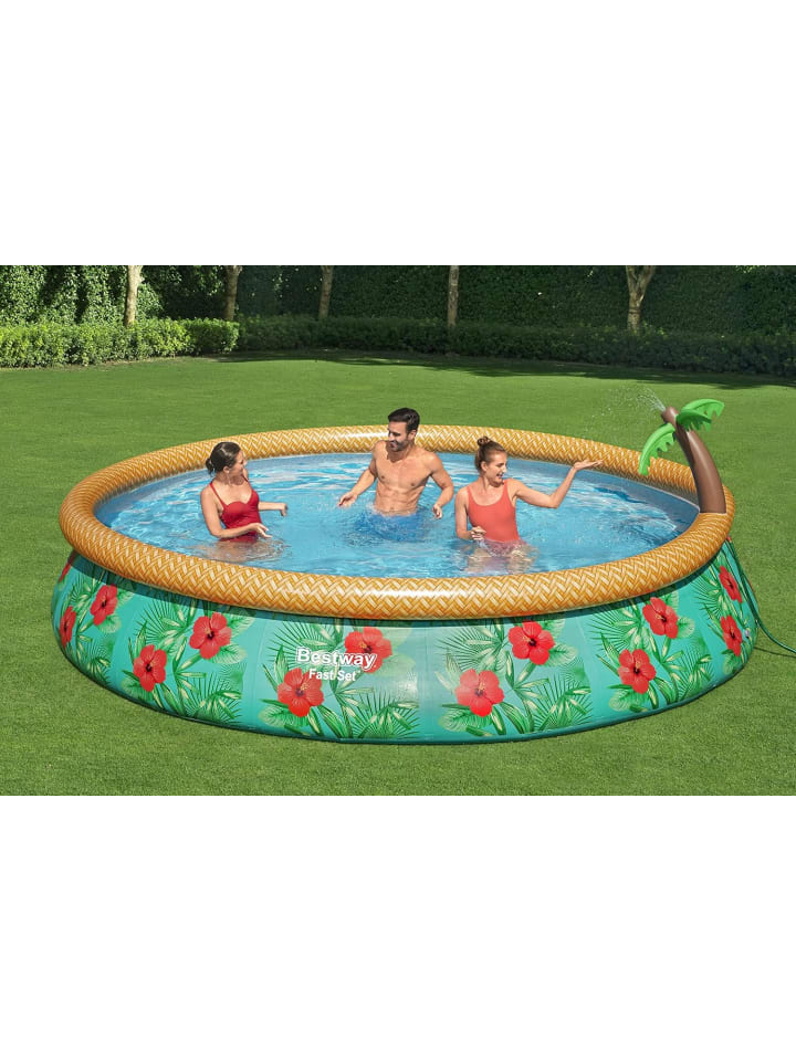 Bestway Fast Set Pool - Paradise Palms (457x84cm) inkl. Filterpumpe in mehrfarbig günstig kaufen onesize