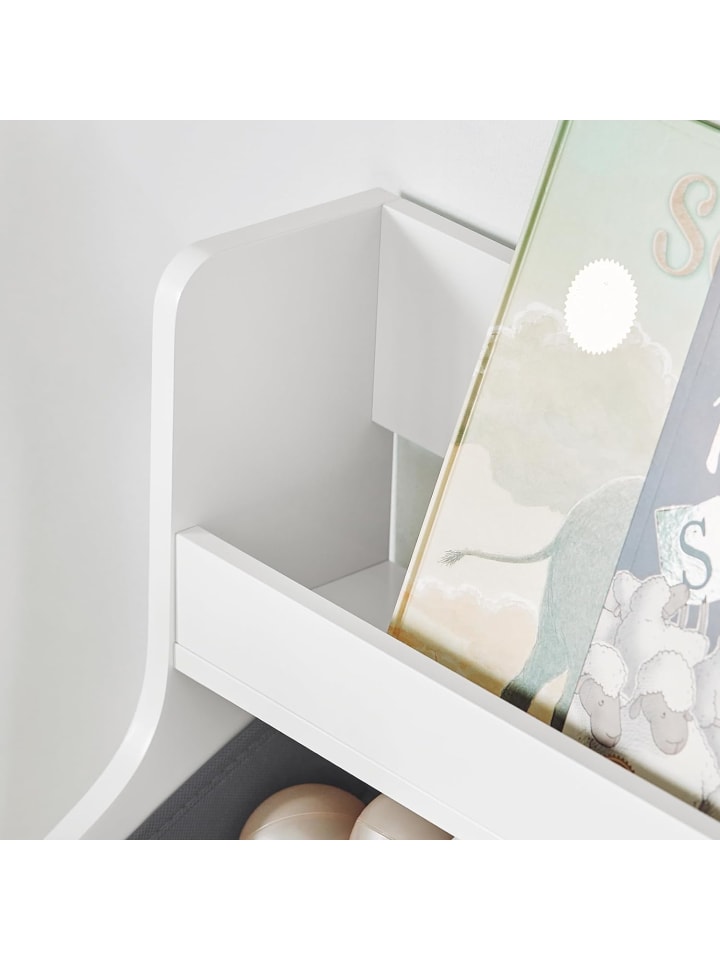 SoBuy Bücherregal in Weiß - (B)63 x (H)80 x (T)32cm günstig kaufen onesize