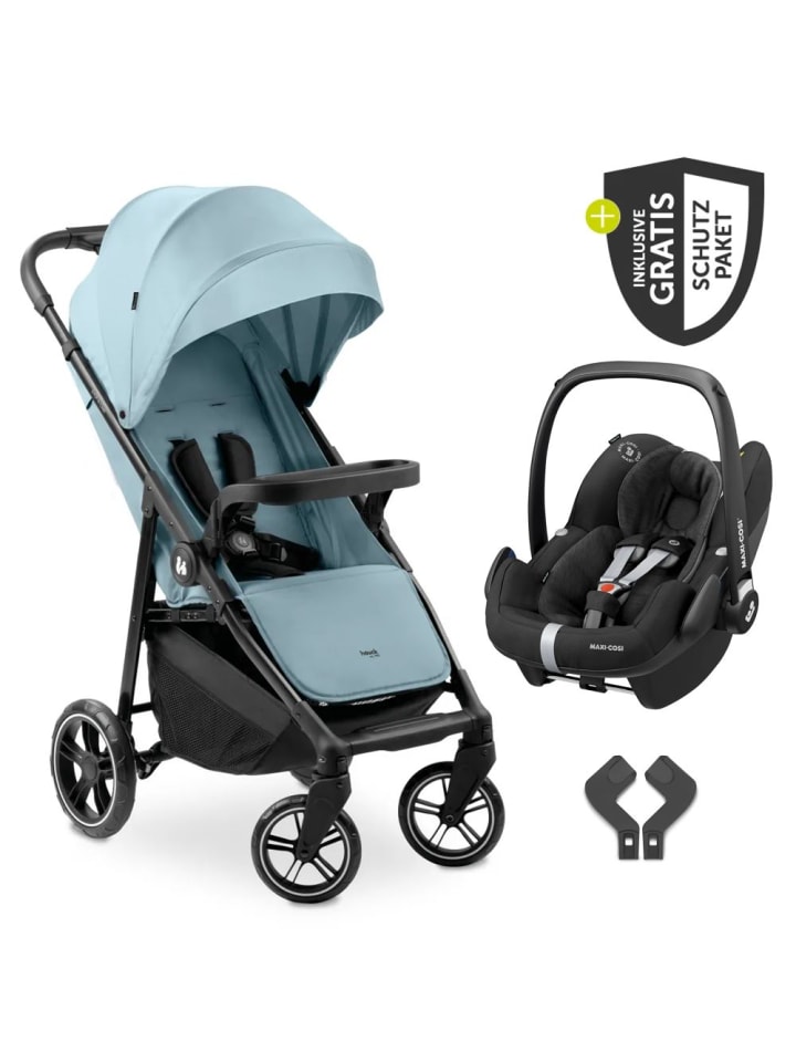 Hauck Buggy Shop N Care inkl. Autositz Pebble Pro in blau,schwarz günstig kaufen onesize