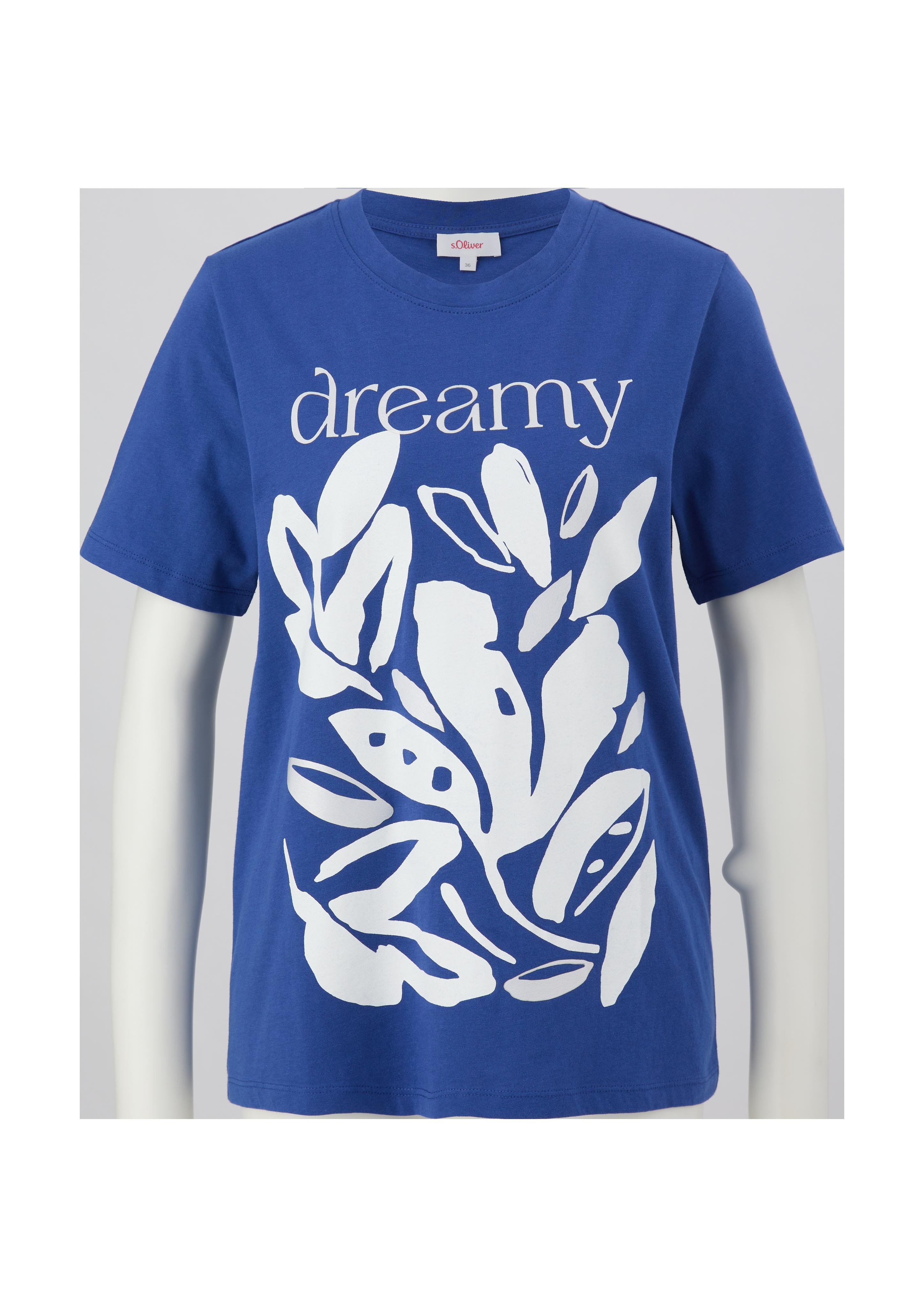 Baumwollshirt mit Frontprint  2133136-56D1