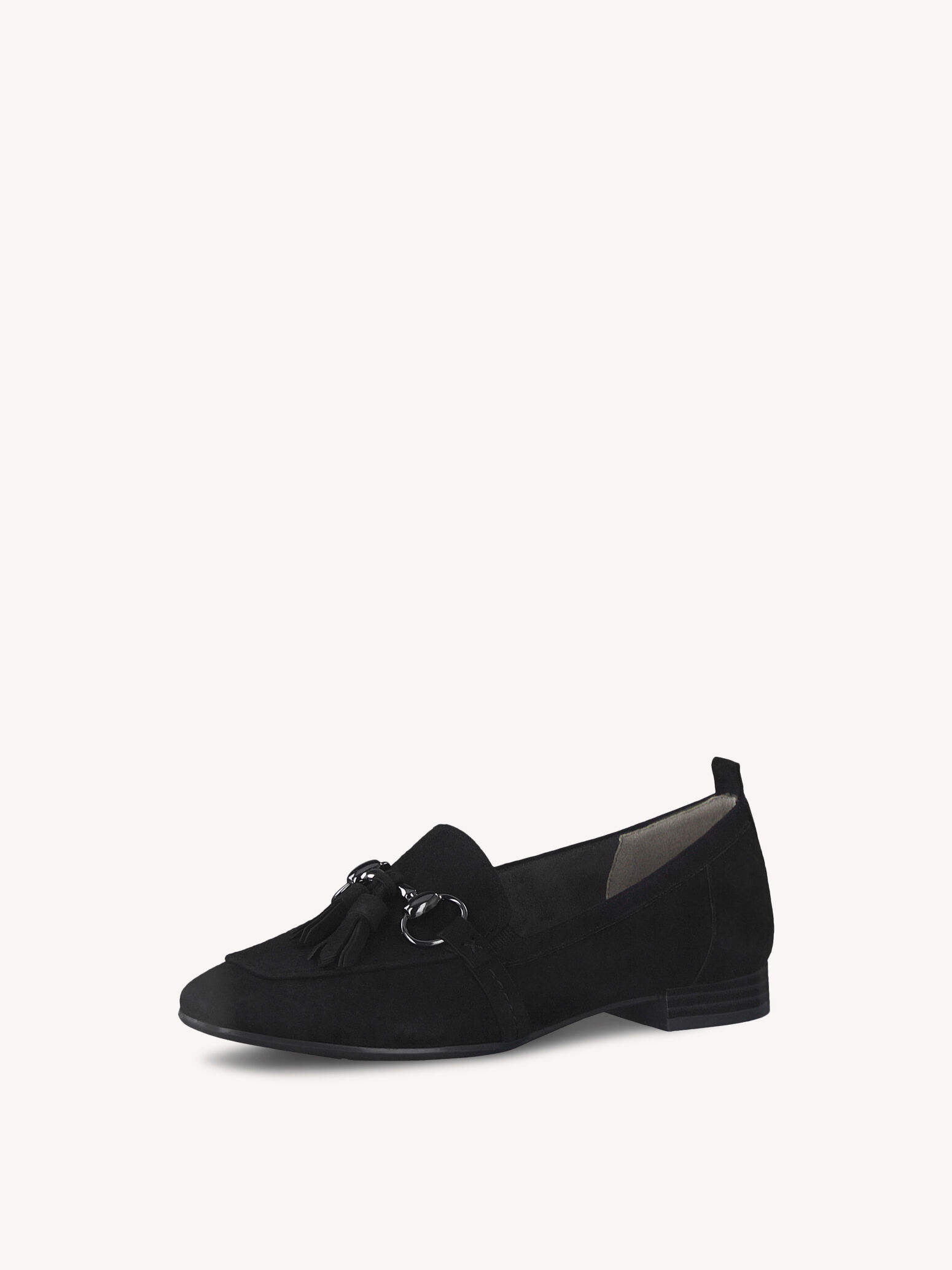 Slipper en cuir - noir