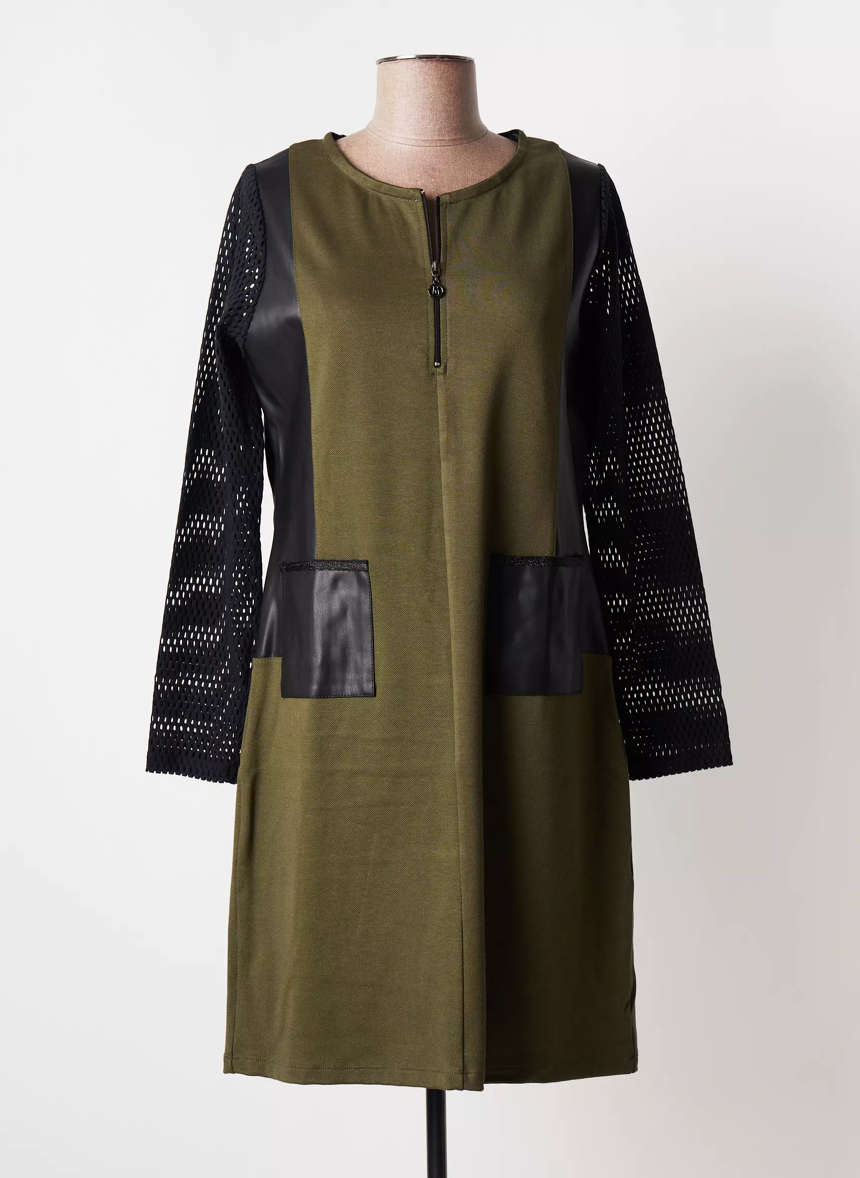 Maloka Robes Mi Longues Femme couleur vert