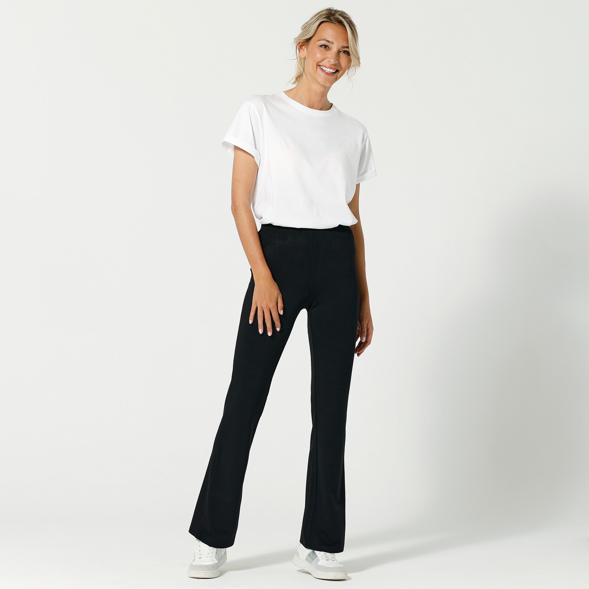 Legging trompette maille jersey