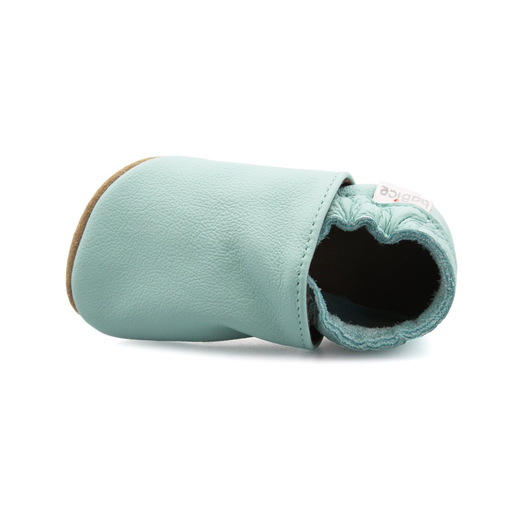 baBice Plain Light Mint Krabbelschuhe
