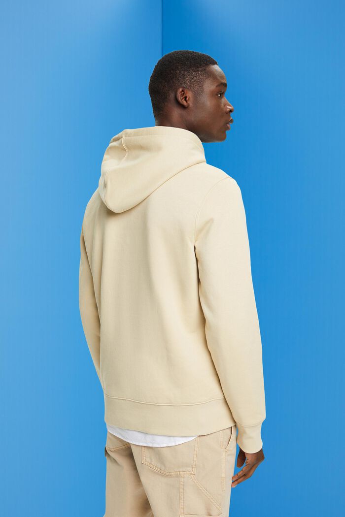 Baumwoll-Kapuzensweatshirt mit Logo