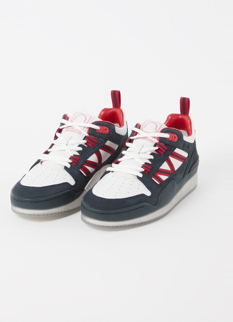 Sneakers basse Moncler Pivot in pelle con dettagli in nabuk