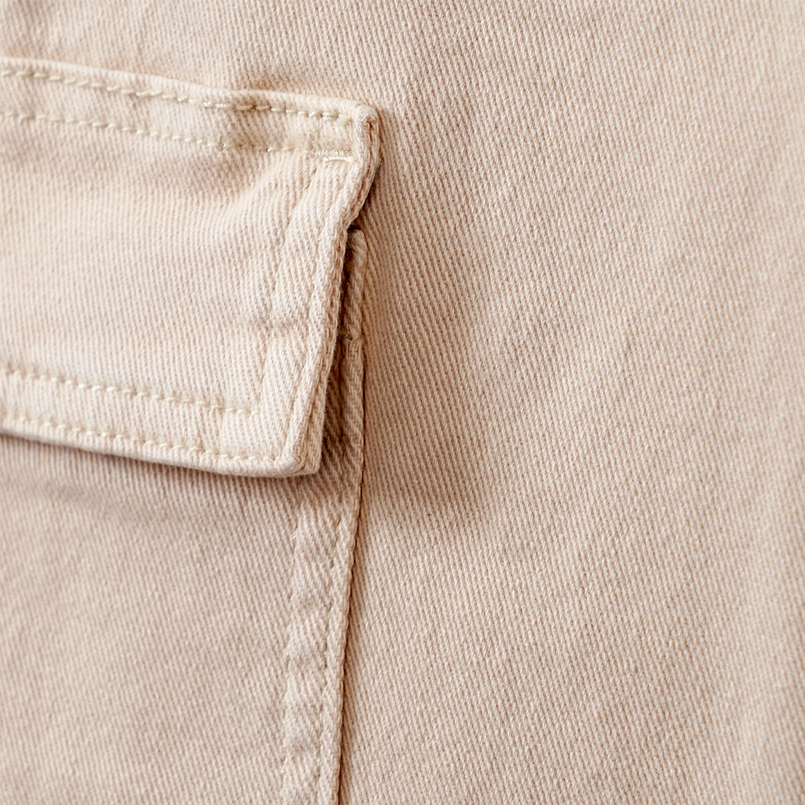 Mädchen Cargo-Jeans mit weitem Bein