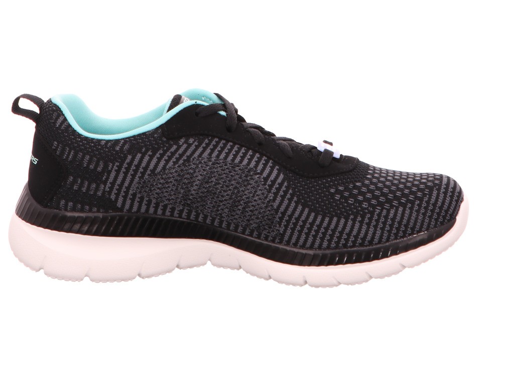 SKECHERS Freizeit Schnürer schwarz BOUNTIFUL - PURIST