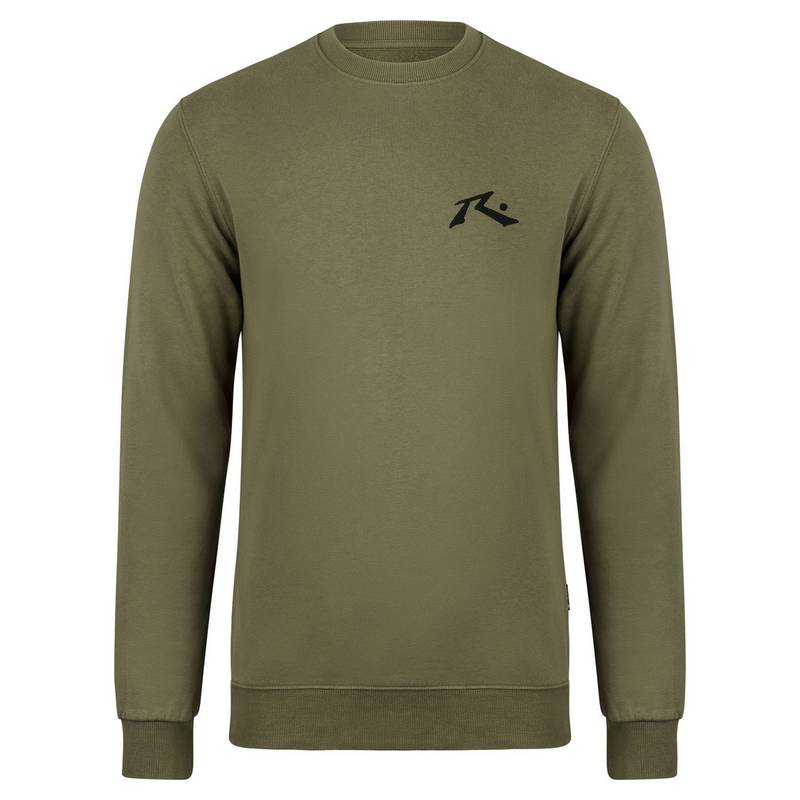 RUSTY ONE HIT WONDER CREW FLEECE Rundhalspullover Herren