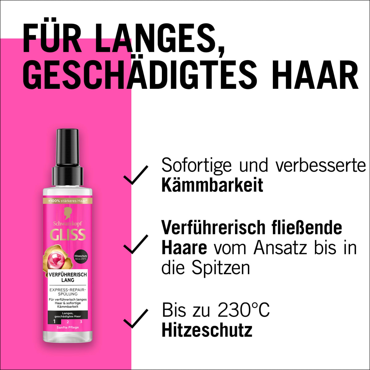Sprüh-Conditioner Express-Repair Verführerisch Lang, 200 ml
