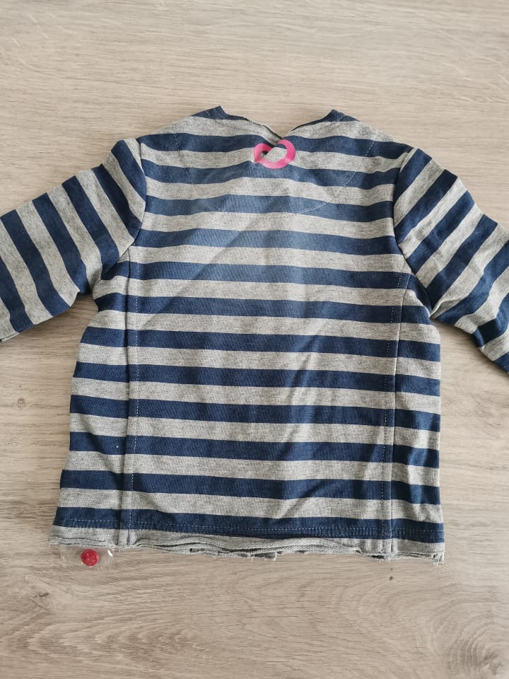 Beebielove Cardigan in Grau/ Blau günstig kaufen 92