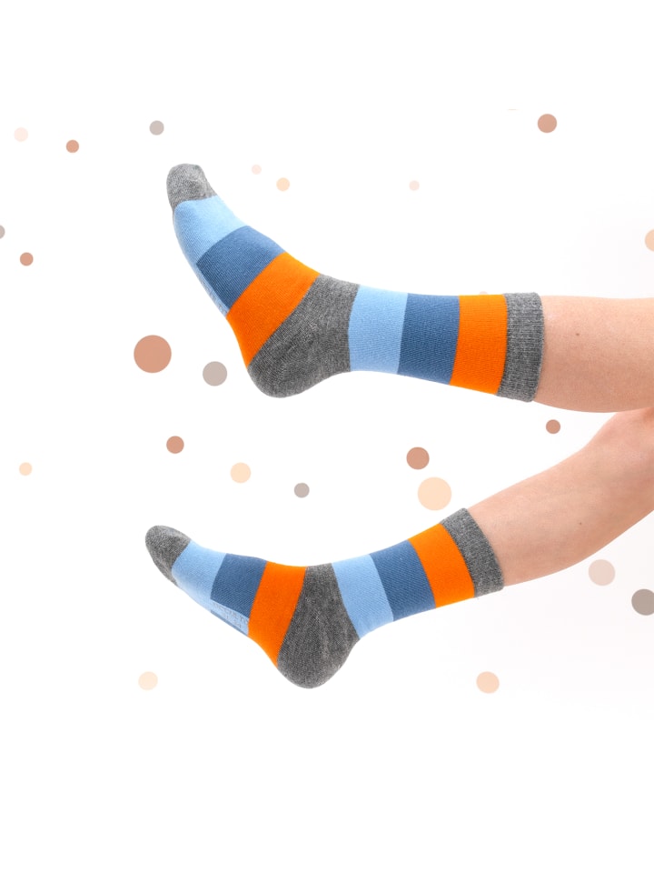 Occulto 10er Pack Bunte Socken Estilo in Grau-Blau günstig kaufen