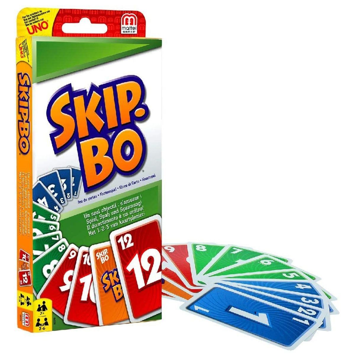 Mattel® Spiel, Skip-Bo Kartenspiel
