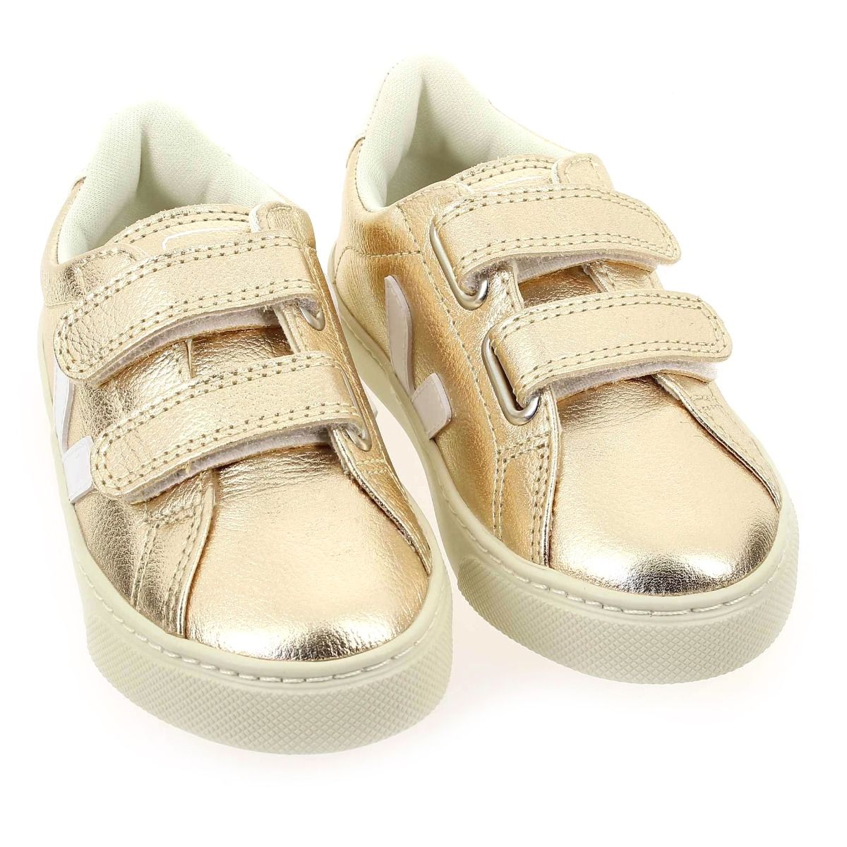 Veja  SMALL-ESPLAR-VELCRO - Platine Blanc