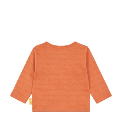 T-Shirt langarm, orange für Jungs