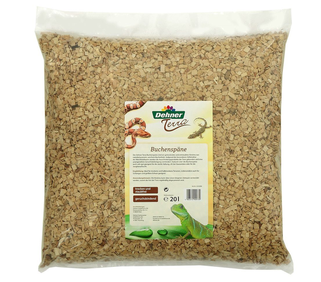 Dehner Terrariensand Terra Buchenspäne, 20 l