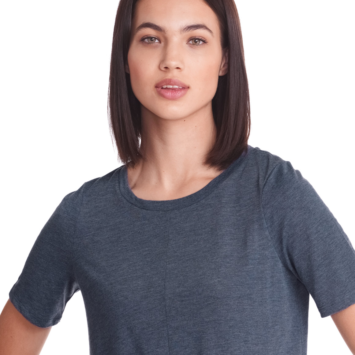 Damen Yoga-T-Shirt mit Knotendetail