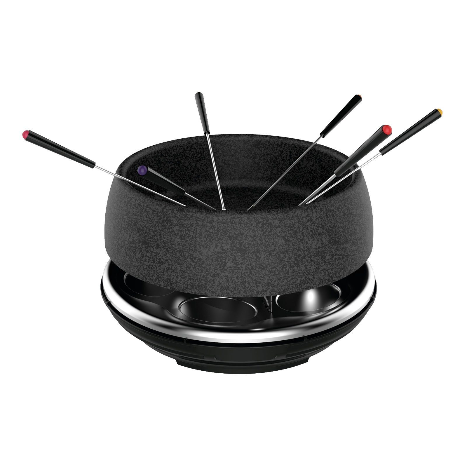 Tefal Raclette RE 12C8, Spülmaschinenfest, Kompaktes Fondue-Set