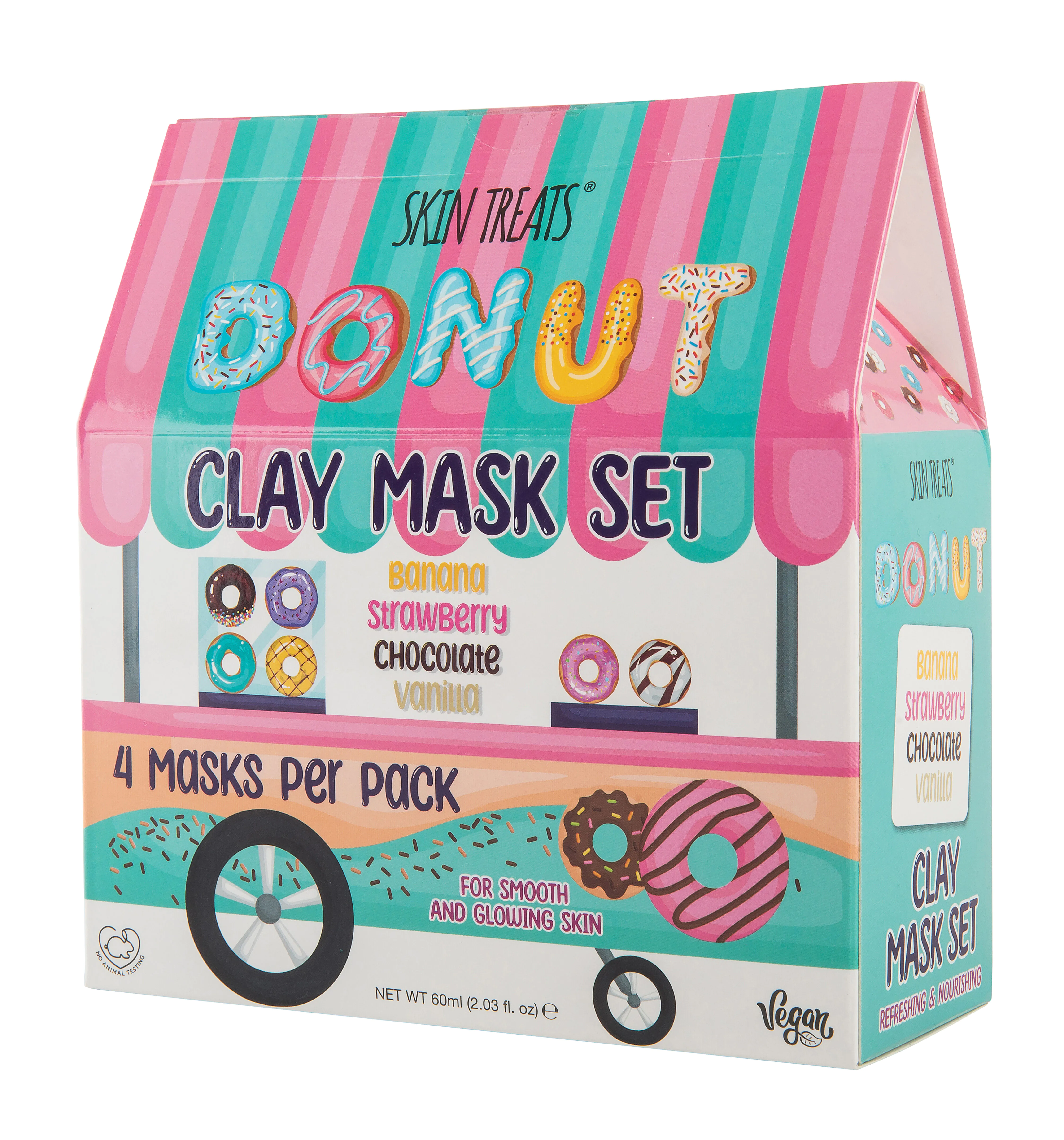Skin Treats Donut Kiosk 4-pak maskesæt