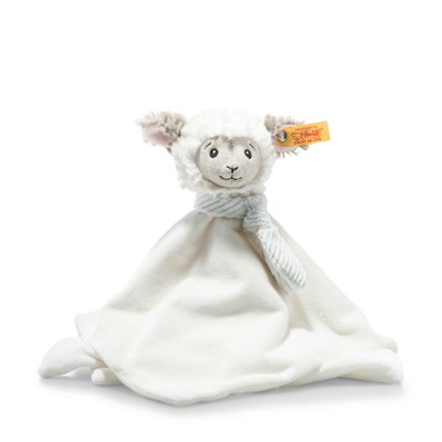 Soft Cuddly Friends Lita Lamm Schmusetuch, 26 cm, weiß