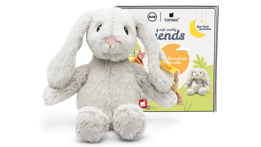tonies - Hörfigur für die Toniebox: Steiff Soft Cuddly Friends mit Hörspiel: Hoppie Hase