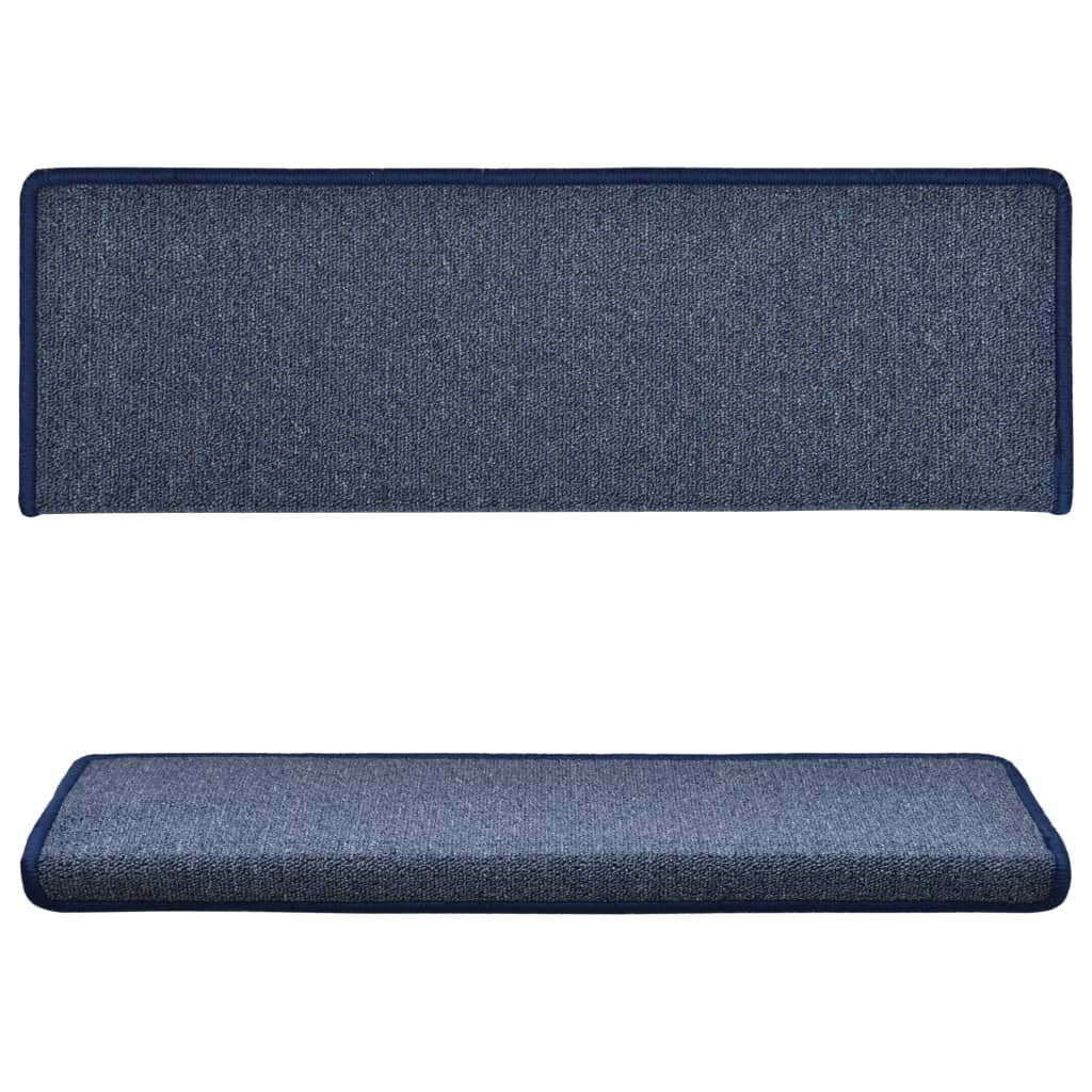 Stufenmatte Stufenmatten 10 Stk. 65x21x4 cm Blau, vidaXL, Rechteckig