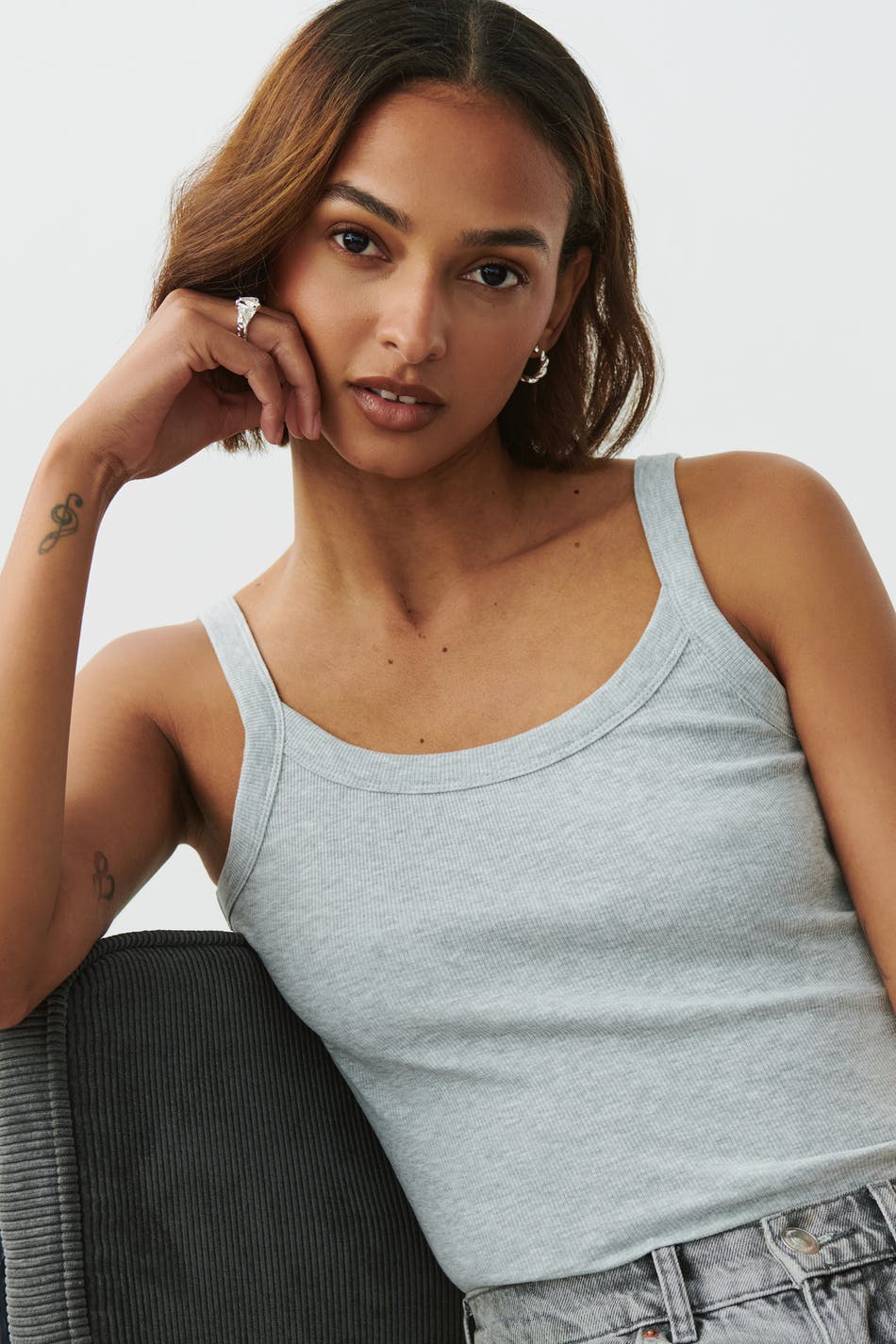 Basic rib singlet