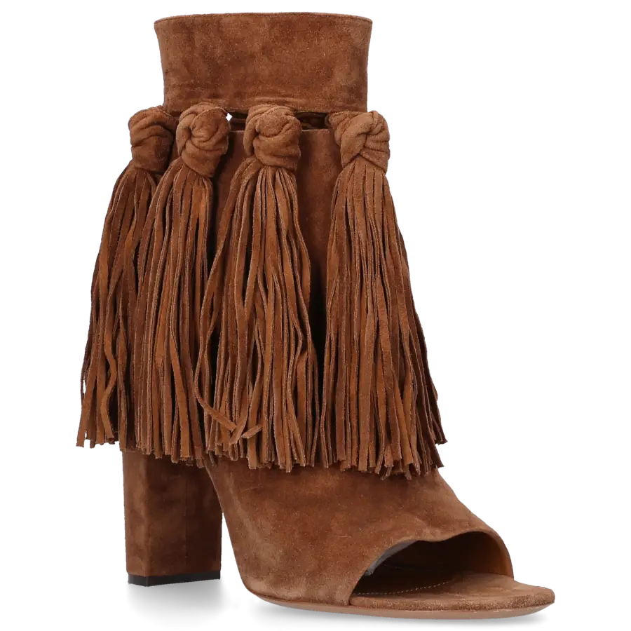 Chloé - Stiefeletten Veloursleder - braun
