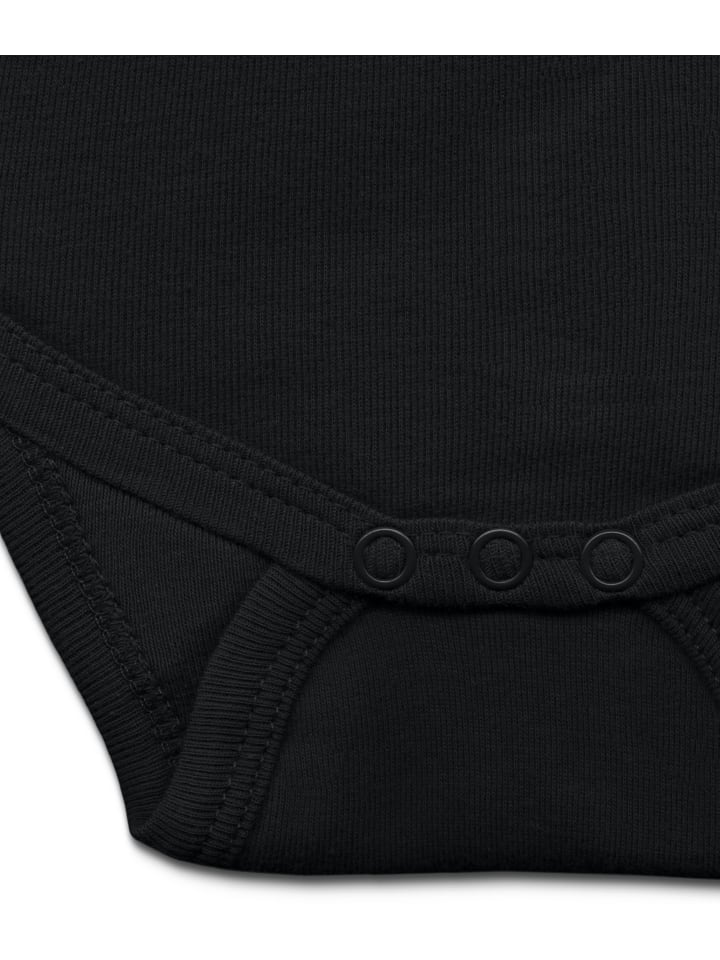Logoshirt Baby-Body in schwarz günstig kaufen