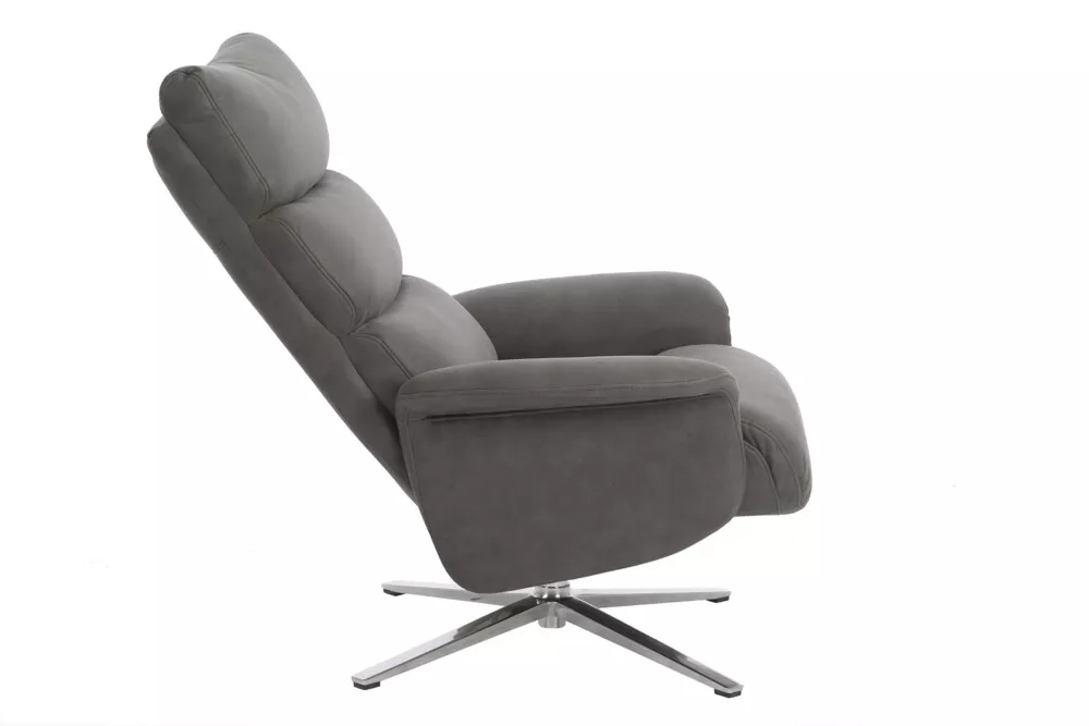 Happy Home Happy Home moderner Relaxsessel mit Drehfunktion Bürosessel, grau