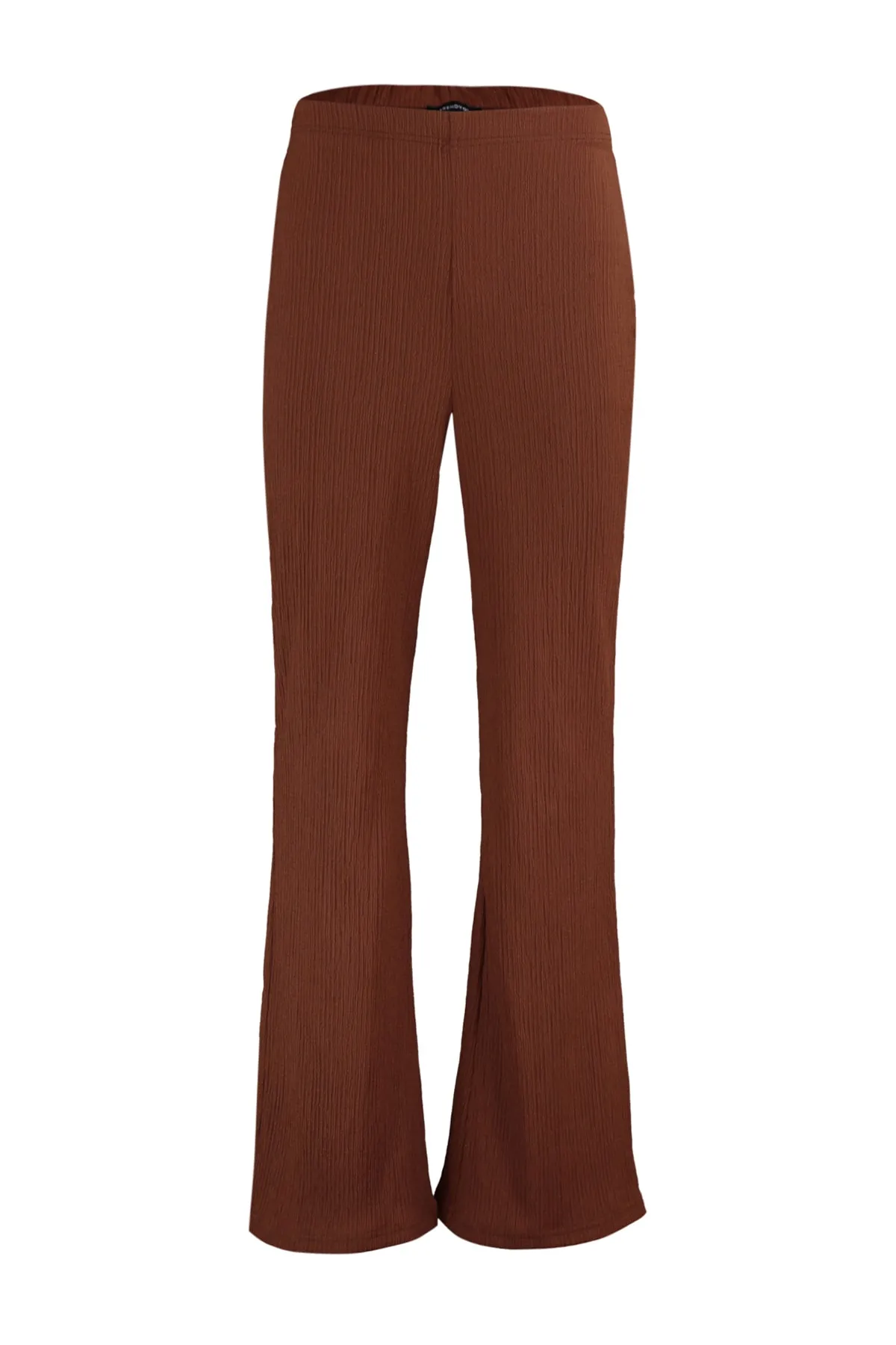 Trendyol Curve  Braune Strickhose TBBSS22PL0416