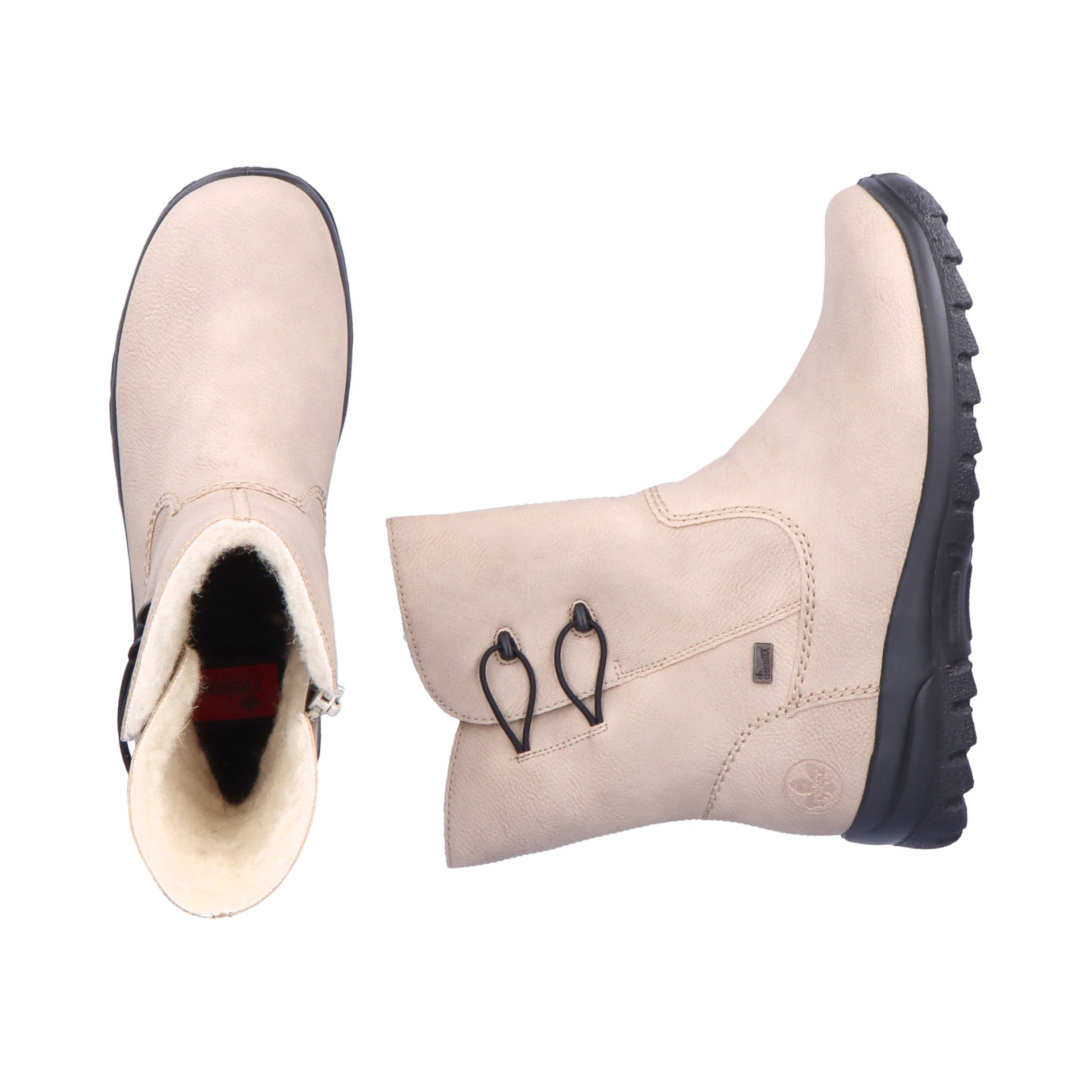 Rieker Damen Kurzstiefel hellbeige