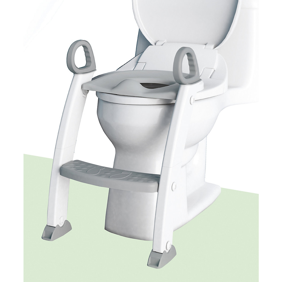 Toilettentrainer, weiß/grau