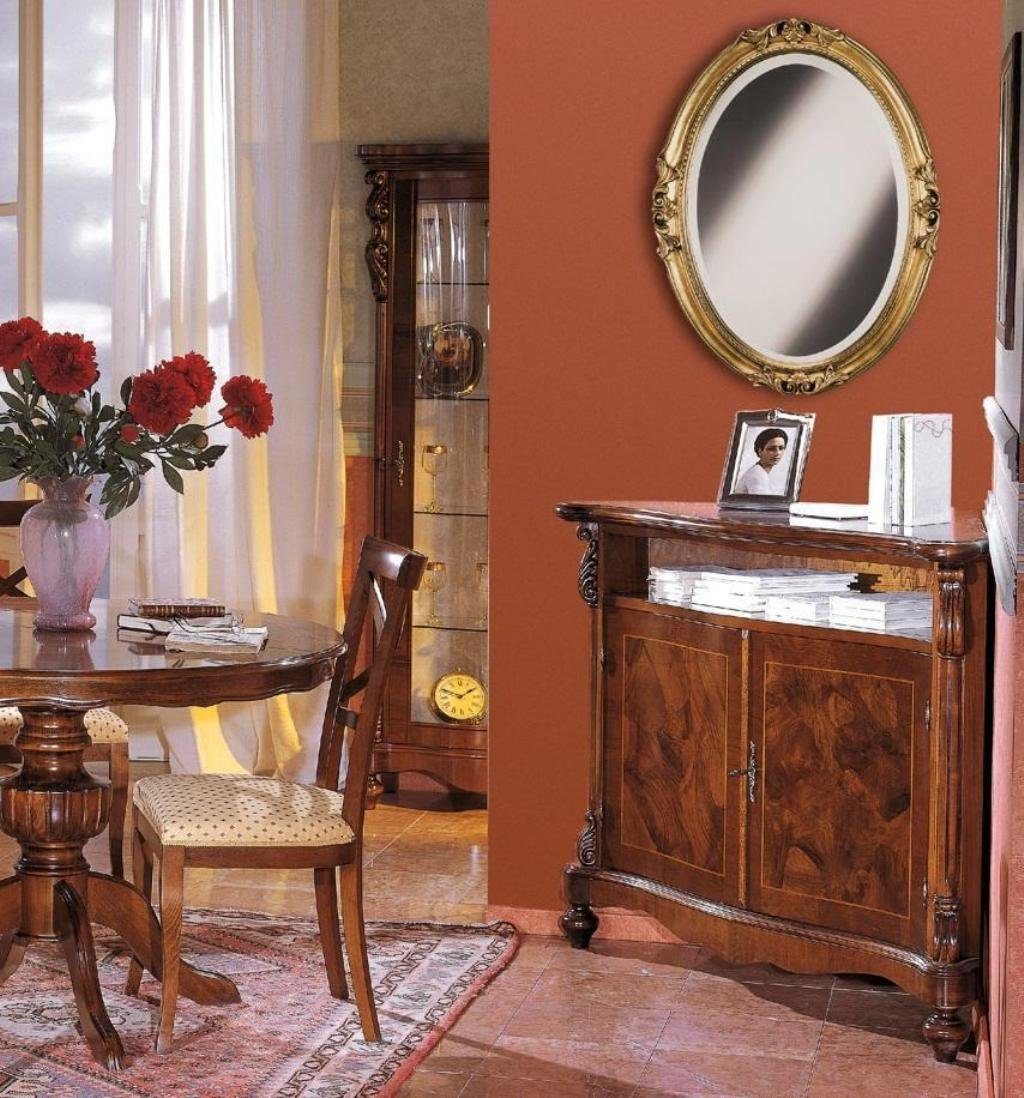 JVmoebel Esszimmer-Set, Luxus Esszimmer Set Garnitur 6tlg Holz Möbel Kommode 3x Stuhl Tisch