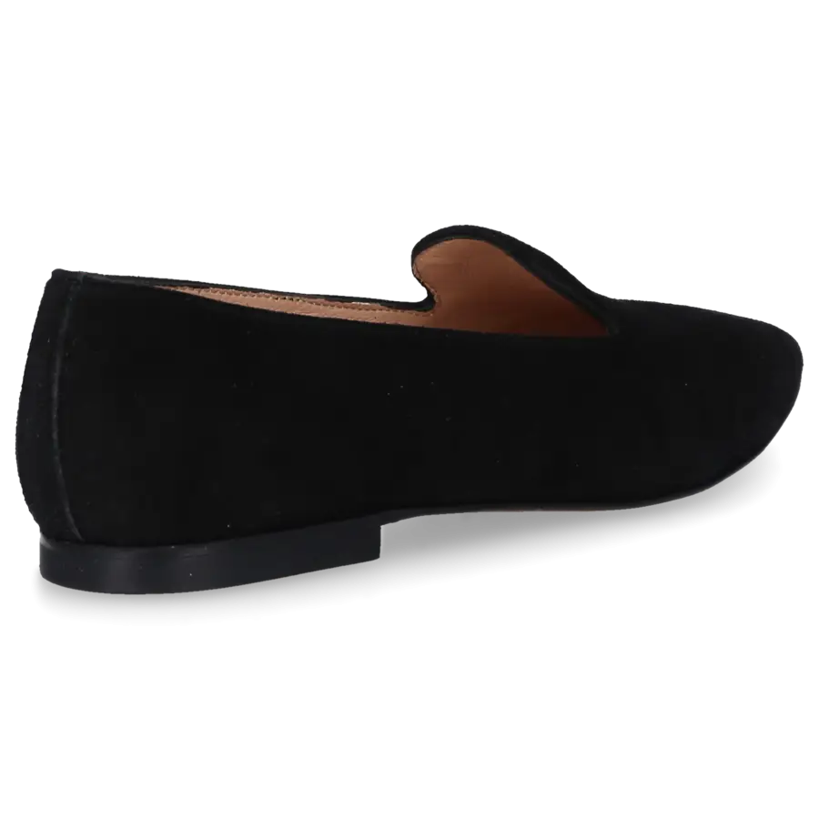 EN AVANT - Slipper 429-03 Veloursleder - schwarz