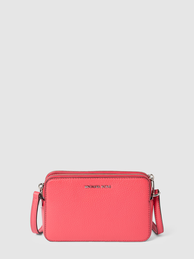 Crossbody Bag mit Label-Detail Modell 'JET SET' in pink