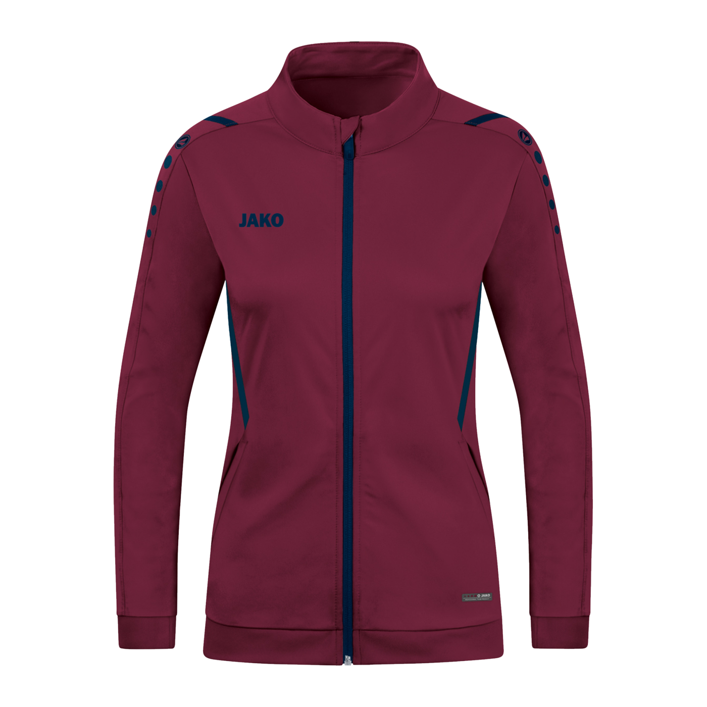 JAKO Challenge Polyesterjacke Damen Rot Blau F132