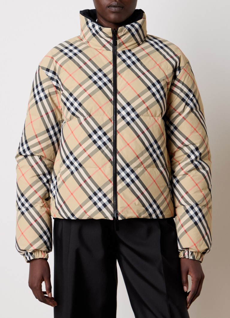 Burberry Vendbar pufferjakke med dunfyll