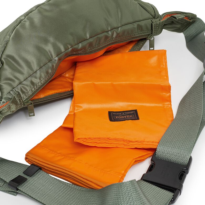 Porter-Yoshida Kaban Tanker Waist Bag S sage green