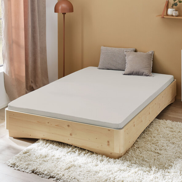 Jersey Spannbetttuch, 140-160 x 200 cm, silber