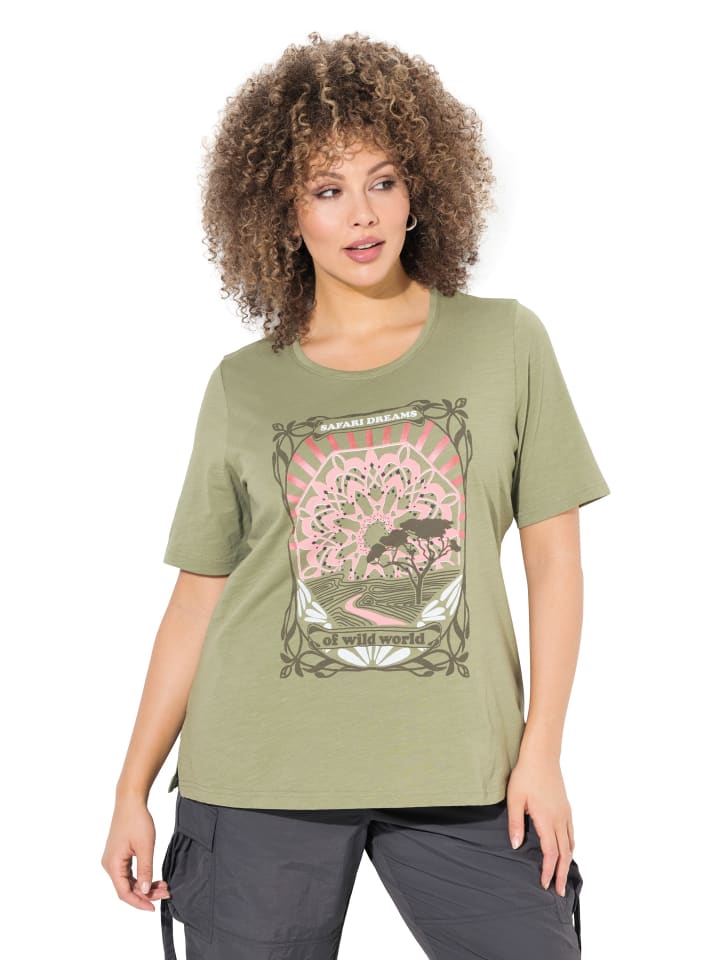 Ulla Popken Shirt in teichgrün günstig kaufen