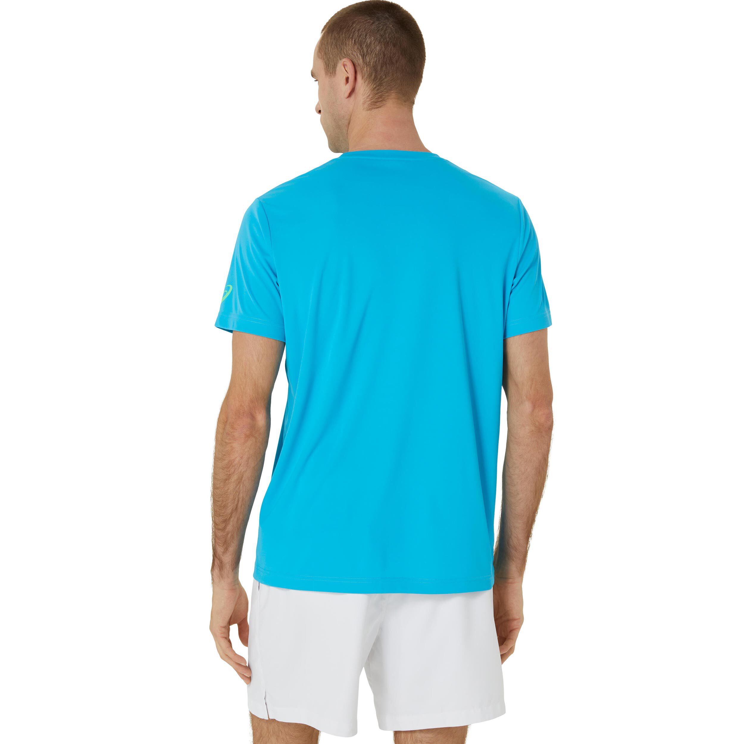 Court Graphic T-Shirt Herren - Blau