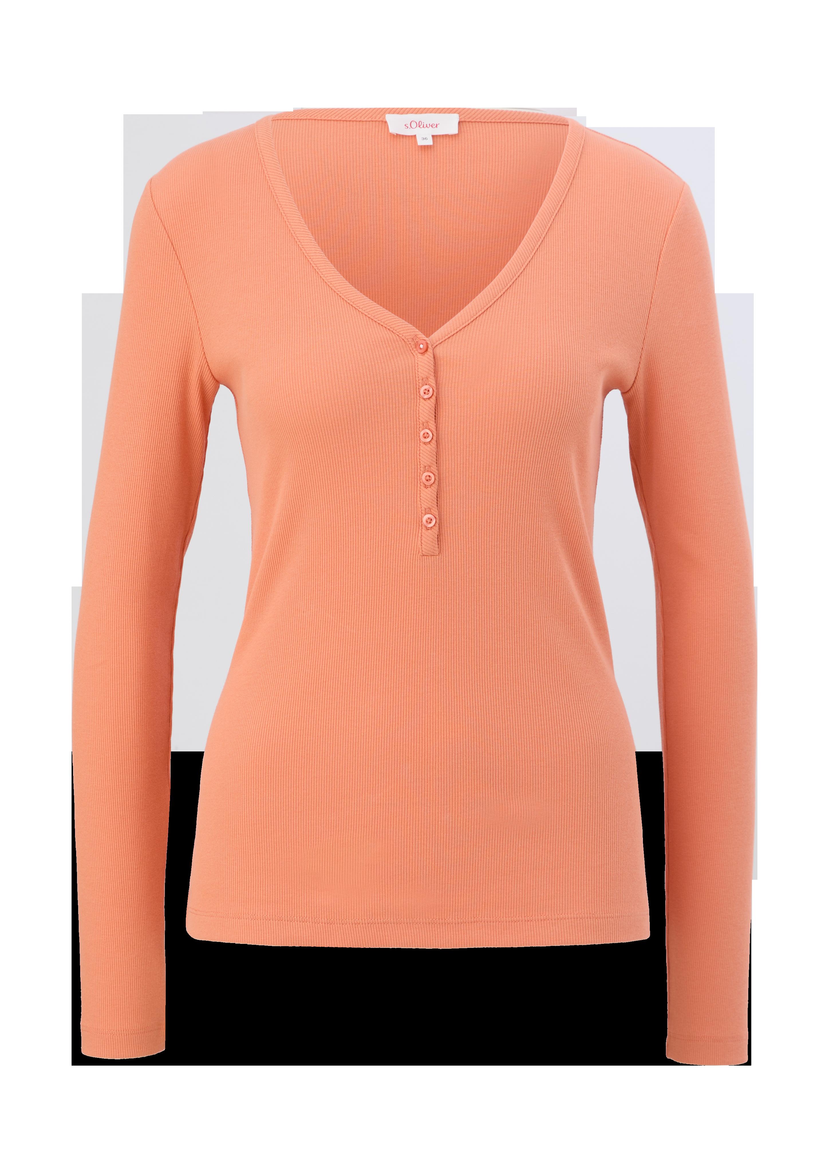 Longsleeve mit Rippstruktur  2130352-2711