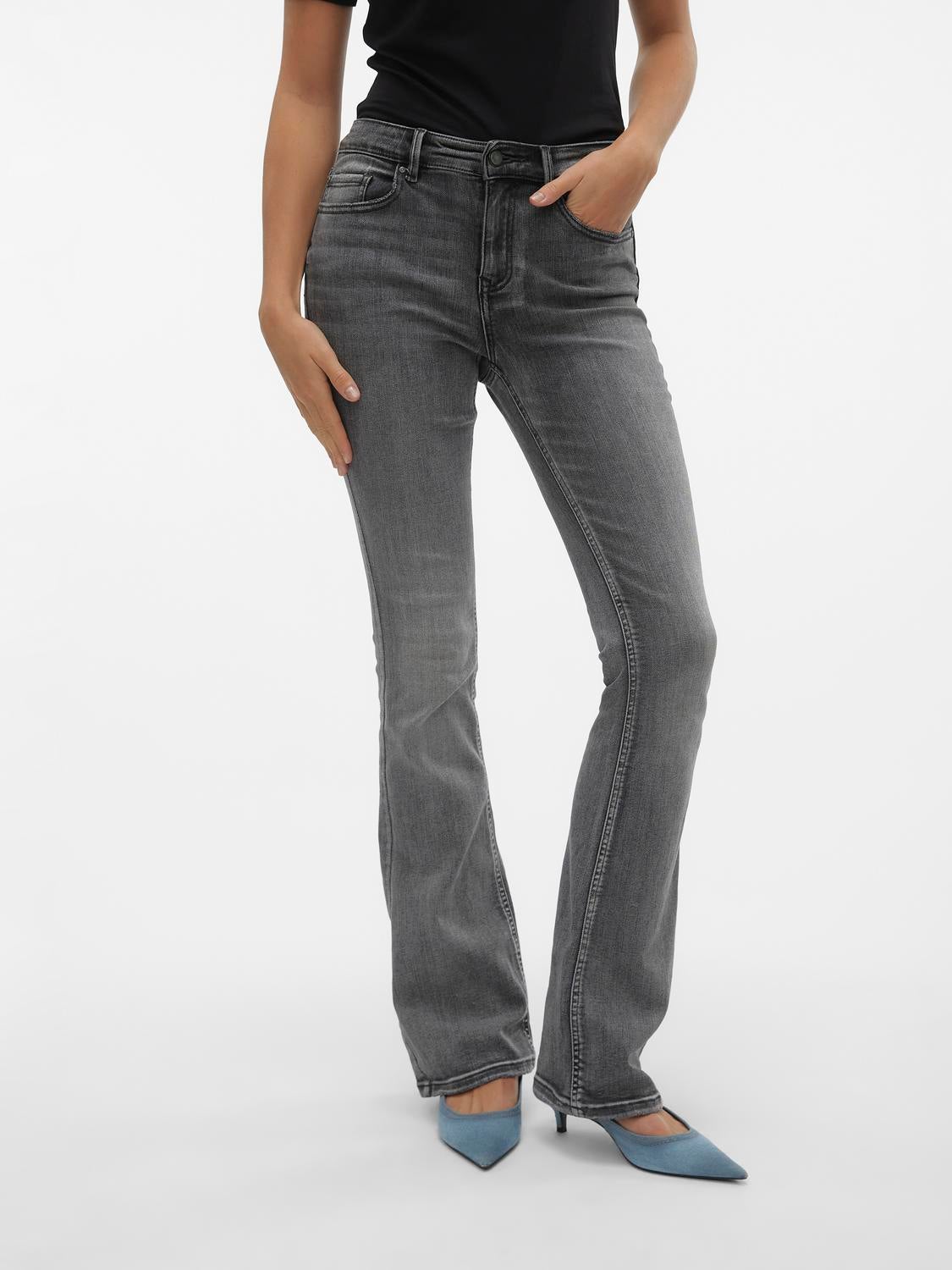 VMFLASH Mid Rise Ausgestellt Jeans