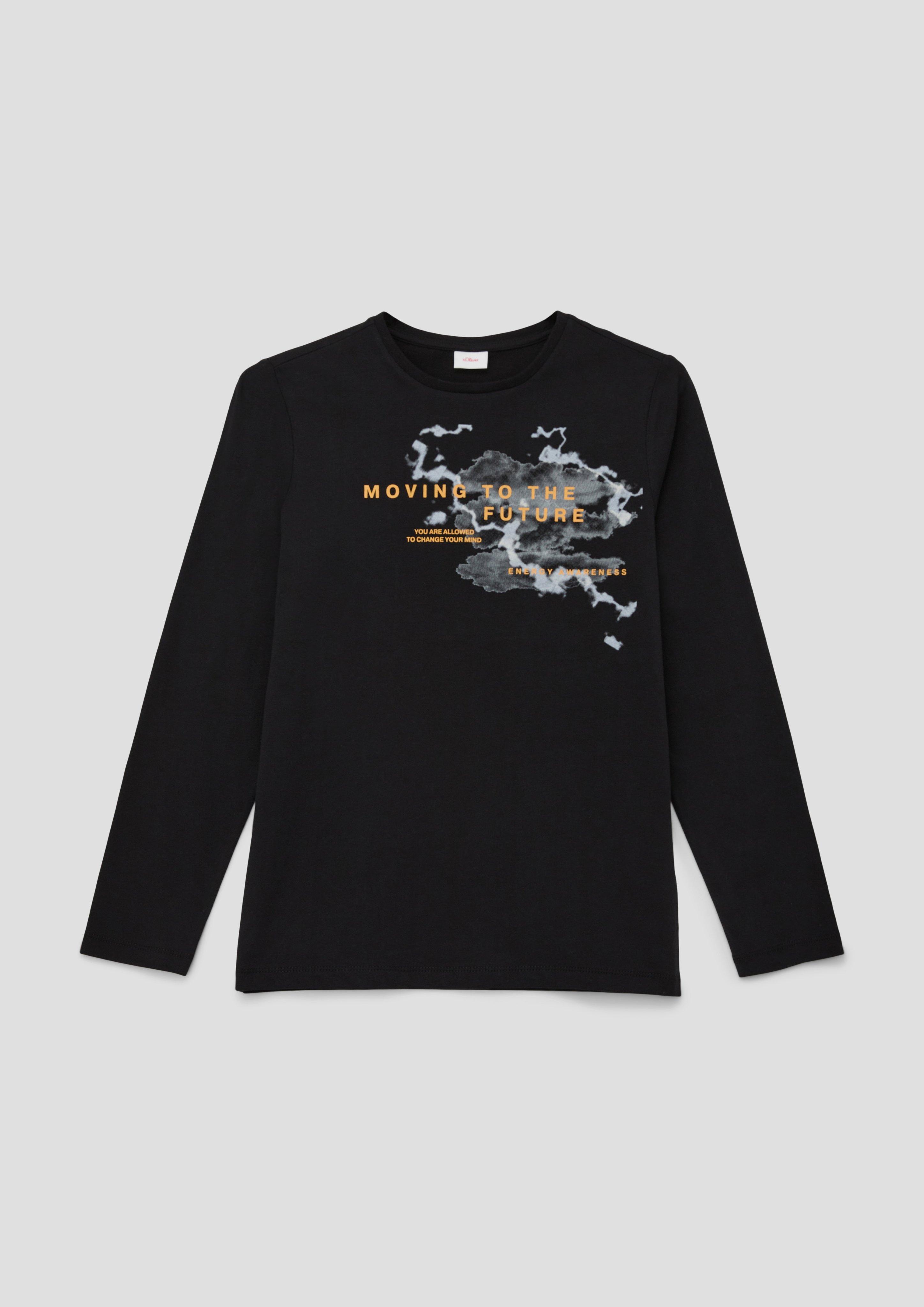 Longsleeve mit Frontprint  2134039-9999