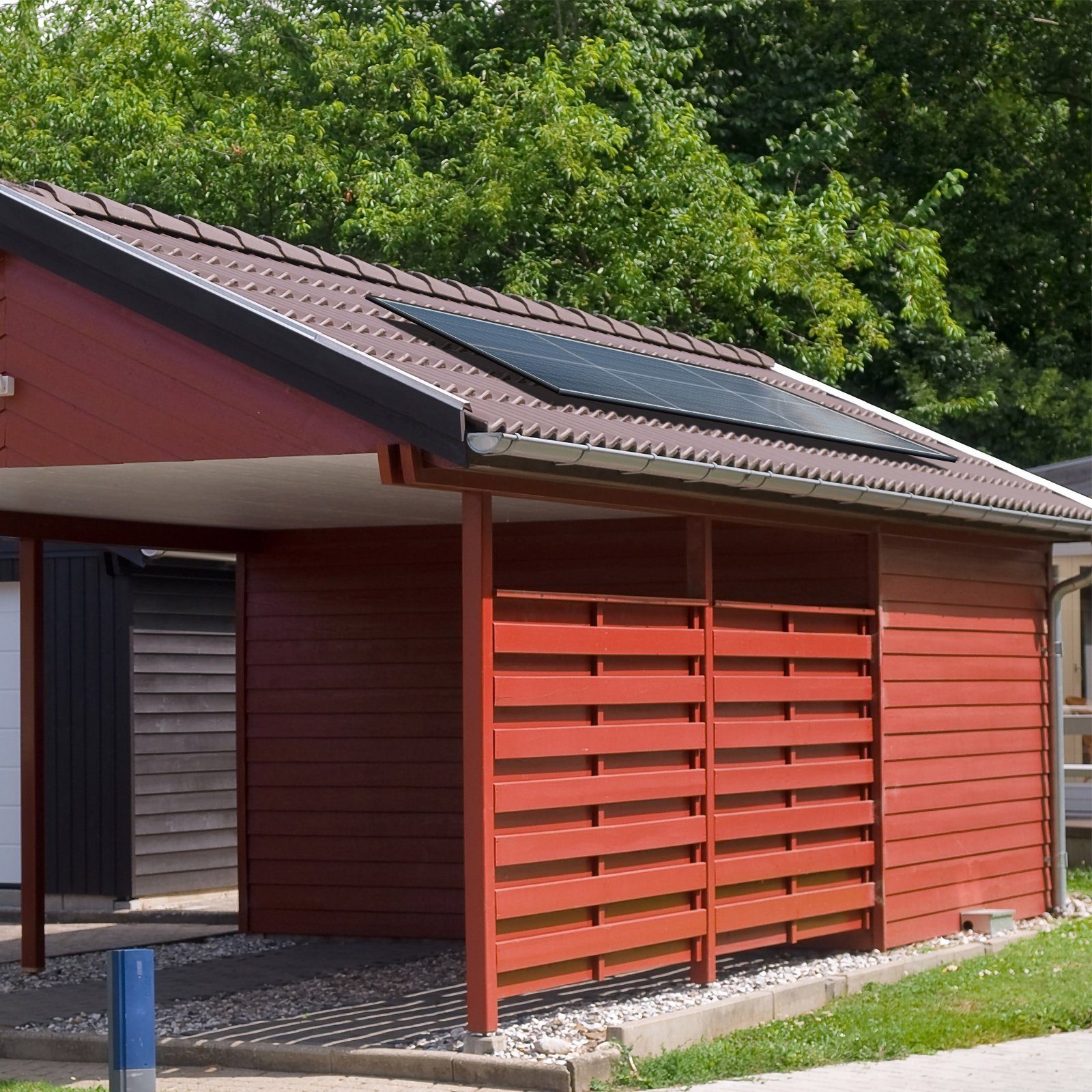 SUNNIVA Solaranlage Balkonkraftwerk 840W / 600W Set, Monokristallin, (BENY Wechselrichter Wifi, Solaranlage Komplettset mit 5m Anschlusskabel für Schuko Steckdose), Balkon Mini-PV Anlage genehmigungsfrei, steckerfertig