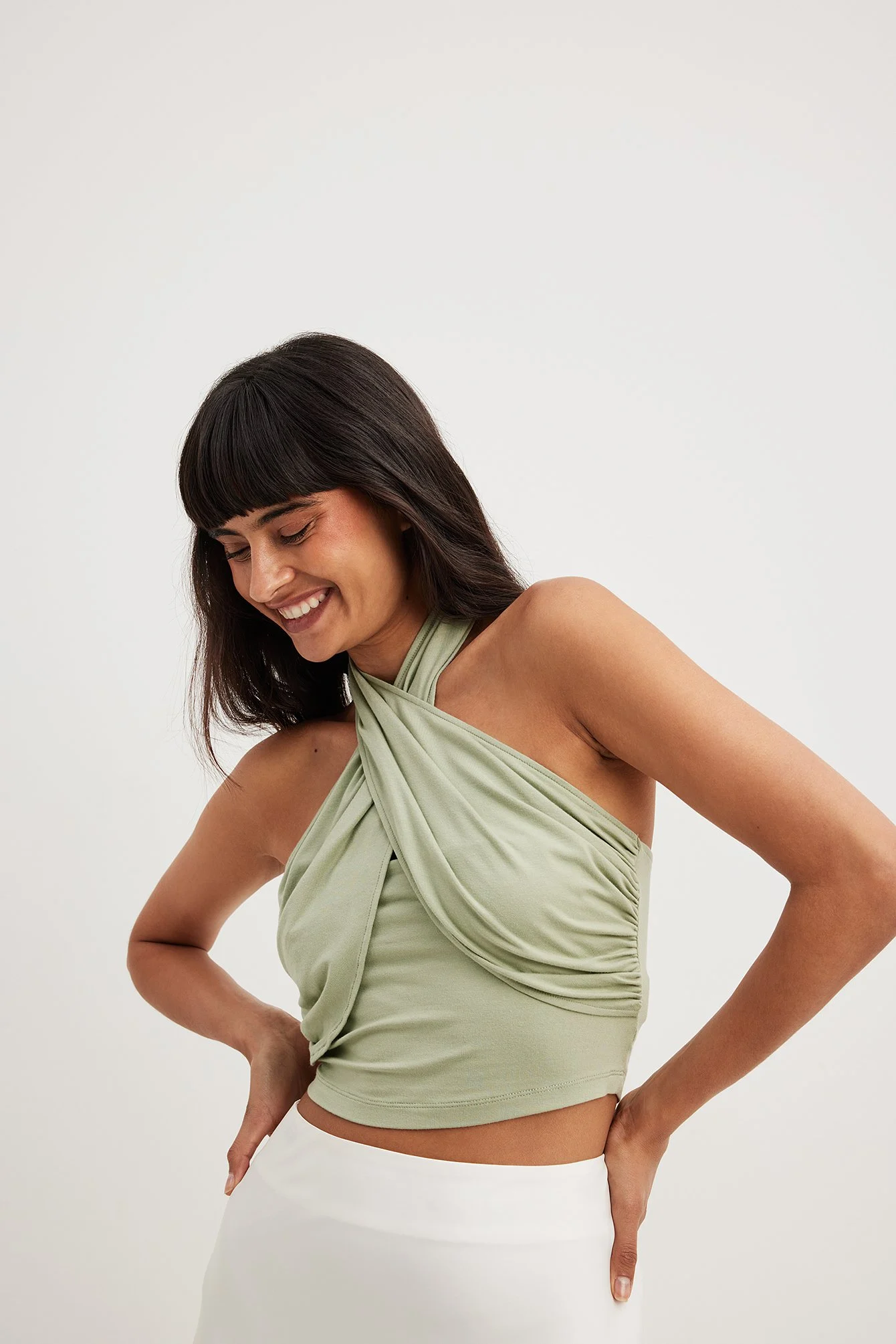 Crossover Neckholder-Top