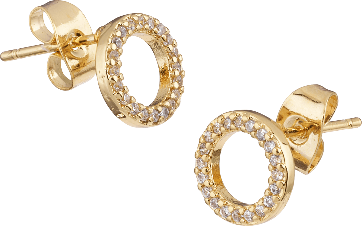 Ohrstecker vergoldeter Modeschmuck, 2 St