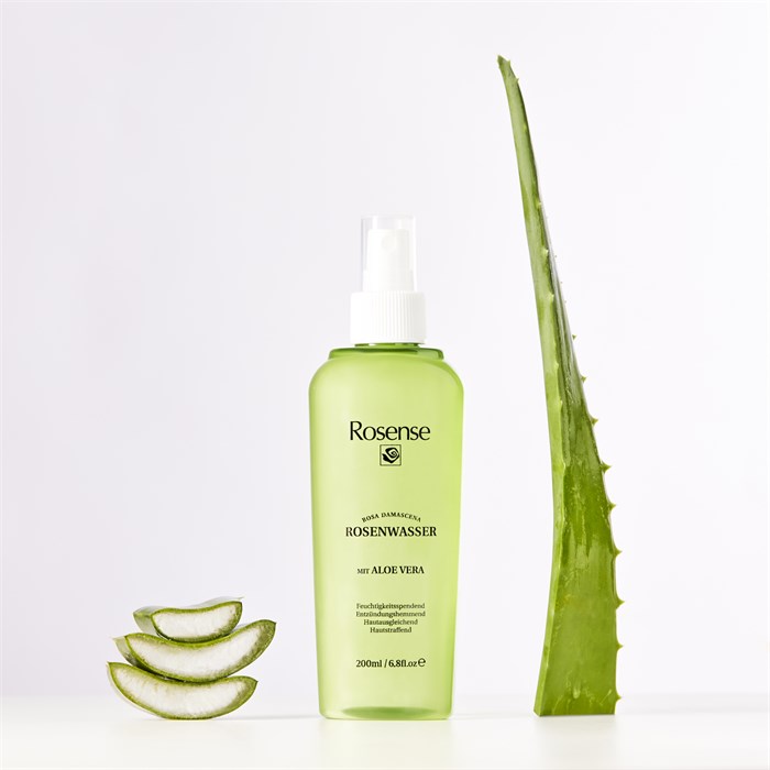 Rosenwasser mit Aloe Vera